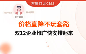 雙12年終大促，價(jià)格直降不玩套路！抗疫三年終結(jié)束，企業(yè)推廣快安排起來~